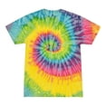thumbnail image 2 of Colortone Tie Dye T-Shirts Rainbow Adult Sizes, Men 100% Cotton, 2 of 3