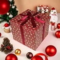 thumbnail image 2 of Large Gift Box 12x12x10Inch,Christmas Gift Boxes for presents,Present box,Gift Packaging for Christmas. (Red), 2 of 17