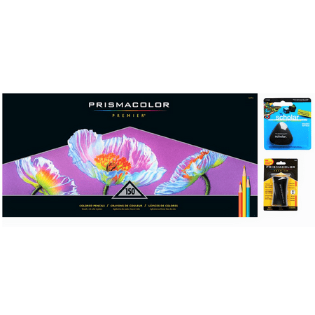 Prismacolor Premier Colored Pencils 150 Count Prismacolor Sharpener Eraser - 