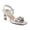 Silver, variant on DELIGHT Jewel Heel Sandal, Red, 10