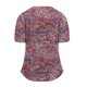 thumbnail image 5 of Camiseta de manga corta suelta con cuello en V y estampado calado informal a la moda para mujer Pompotops hkajfhjk467941, 5 of 5