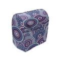 thumbnail image 1 of Purple Stand Mixer Cover, Retro Circular Arrangement with Dots Bulls Eye Pattern Abstract Geometric Design, Kitchen Appliance Organizer Bag Cover with Pockets, 5 Quarts, Multicolor, by Ambesonne, 1 of 4