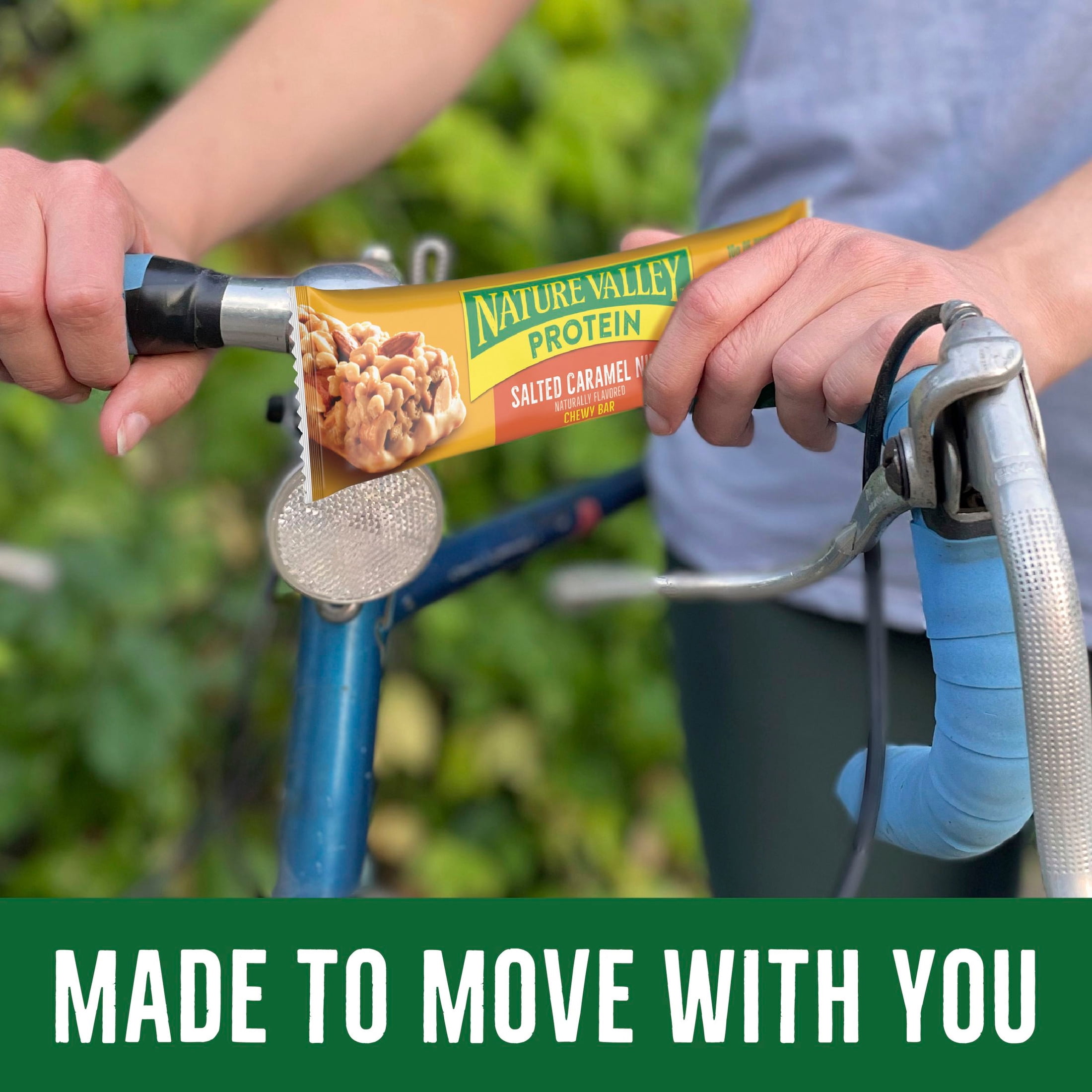 (6 pack) Nature Valley Protein Chewy Snack Bars, Salted Caramel Nut, 15 Bars, 21.3 oz