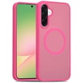 thumbnail image 3 of For Samsung Galaxy A57 [Magnetic Circle] Smooth Safe Matte Feel Hybrid Case - Hot Pink, 3 of 3