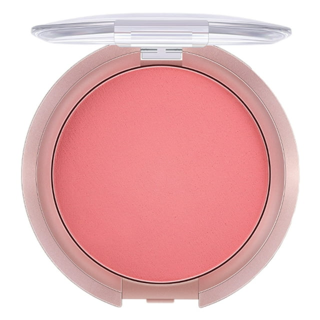 lionlar Fard à Joues Visage Lisse Compact Mini Cosmétique Multifonction Facile à Colorer Fin Rouge A
