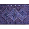 thumbnail image 1 of Ahgly Company Indoor Rectangle Oriental Blue Traditional Area Rugs, 2' x 5', 1 of 4