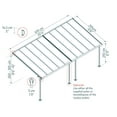 thumbnail image 4 of Palram - Canopia Sierra 10' x 20' Patio Cover - Gray, 4 of 11