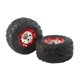 thumbnail image 4 of Neumáticos de Goma para Llantas de Ruedas 100 Mm Aptos para Piezas de Camiones con Errores 12428 Rojo 4pcs Hugo Neumáticos de goma para llantas RC, 4 of 9