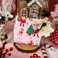 thumbnail image 3 of HOMERAL Christmas Wrapping Paper Roll - Pink Gift Wrap with Christmas Tree, Santa Claus, Reindeer, Snowflake, Gift Box, Snowflake - Perfect for Christmas - 17 Inch X 33 Feet, 3 of 7