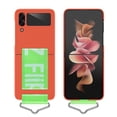 thumbnail image 2 of Funda trasera de plástico para teléfono completo para Samsung Galaxy Z Flip4 5G (rosa oscuro) Ehuebsd Para estrenar, 2 of 6