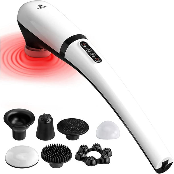 2600 Mah Handheld Deep Tissue Massager With Heat For Muscles Back