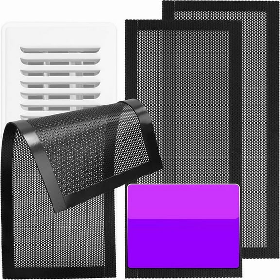 Floor Vent Covers, 5.5x12in Magnetic Vent Covers Air Vent Covers Mesh Screen Register Vent Covers for Home,Floor,HVAC A