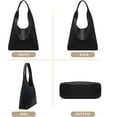 thumbnail image 6 of JUYGO Slouchy Bags for Women Soft Vegan Leather Designer Shoulder Purses Ladies Top Handle Handbag with Small Purse, 6 of 8