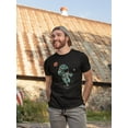 thumbnail image 2 of Astronaut In Space With Planets T-Shirt Men -Smartprints Designs, Male x-Large, 2 of 4