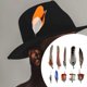thumbnail image 2 of Plumas para sombreros, plumas surtidas, plumas para sombreros de vaquero, plumas para manualidades, plumas para fedora, decoración, centros de mesa, manualidades y accesorios., 2 of 5