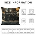 thumbnail image 5 of MDO  Cute Cats Decorative Throw Pillow Cover Case, Kittens Family Cats Cotton Linen Outdoor Pillow Cases Square Standard Cushion Cover for Sofa Couch Bed Car 18x18 inch, 5 of 5