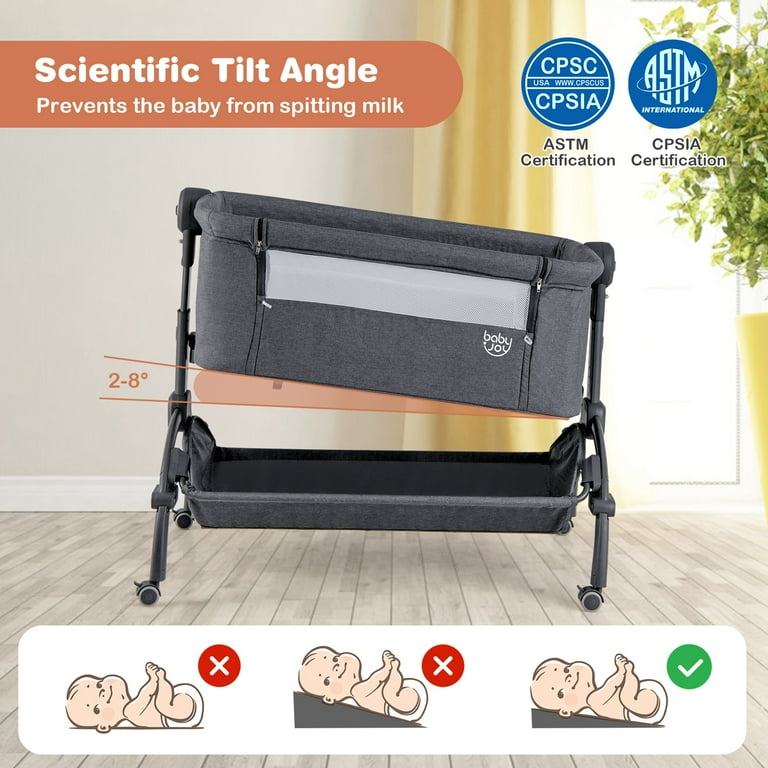 Baby joy rocking best sale bassinet