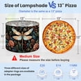 thumbnail image 2 of Linen Drum Lampshades Dragonfly Flight Floral Botanical Soft Pastels 13"x13"x10" Light Shade for Table Lamps Floor Lamp Shades Lampshade Replacement Assembly Required Nursery Decor, 2 of 8