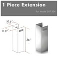 thumbnail image 3 of ZLINE 1-36 in. Chimney Extension for 9 ft. to 10 ft. Ceilings (1PCEXT-597-304), 3 of 8