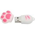 thumbnail image 3 of Unidad flash USB 3.0 de 32 GB con forma de pata de gato negro súper linda, unidad USB de dibujos animados, unidad USB, memoria USB, memoria USB de alta velocidad con adorables animales, 3 of 3