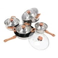 thumbnail image 1 of Pots Pans Set, Stainless Steel Pots Pans Set Ergonomic Handle Multifunctional  for Cooking, 1 of 7