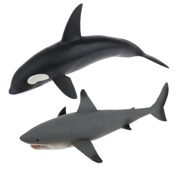 Modelo Animal De Tiburones Y Ballenas Juguete De Aprendizaje Yotijar  Decoración De Escritorio