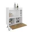thumbnail image 3 of 42.2" Bar Cabinet With Three , Shelves & Top Prep Area - White Greenery Versatile 42" Surface Original, 3 of 5