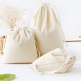 thumbnail image 3 of Yuarrent 1 bolsa de almacenamiento de algodón, bolsas con cordón, monedero pequeño, bolsa de tela de viaje para mujer, bolsa de regalo, bolsa de dulces Almacenamiento y organización del hogar  L Yuarrent BB2607-04, 3 of 8