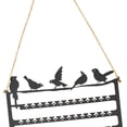 thumbnail image 3 of Tachiuwa Hanging Jewelry Rack Seven Layers Birds Decor for Photography Jewelry Store Dorm Black, 3 of 9