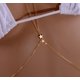 thumbnail image 3 of Arnés de cadena para el cuerpo, joyería para el cuerpo, cadena para cinturón para mujeres y niñas (dorado), 3 of 4