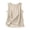 Beige, variant on QASIEATN Cotton Linen Tank Tops for Women Casual Summer Shirt Basic Sleeveless Layering Camisoles Beach Vacation Clothes