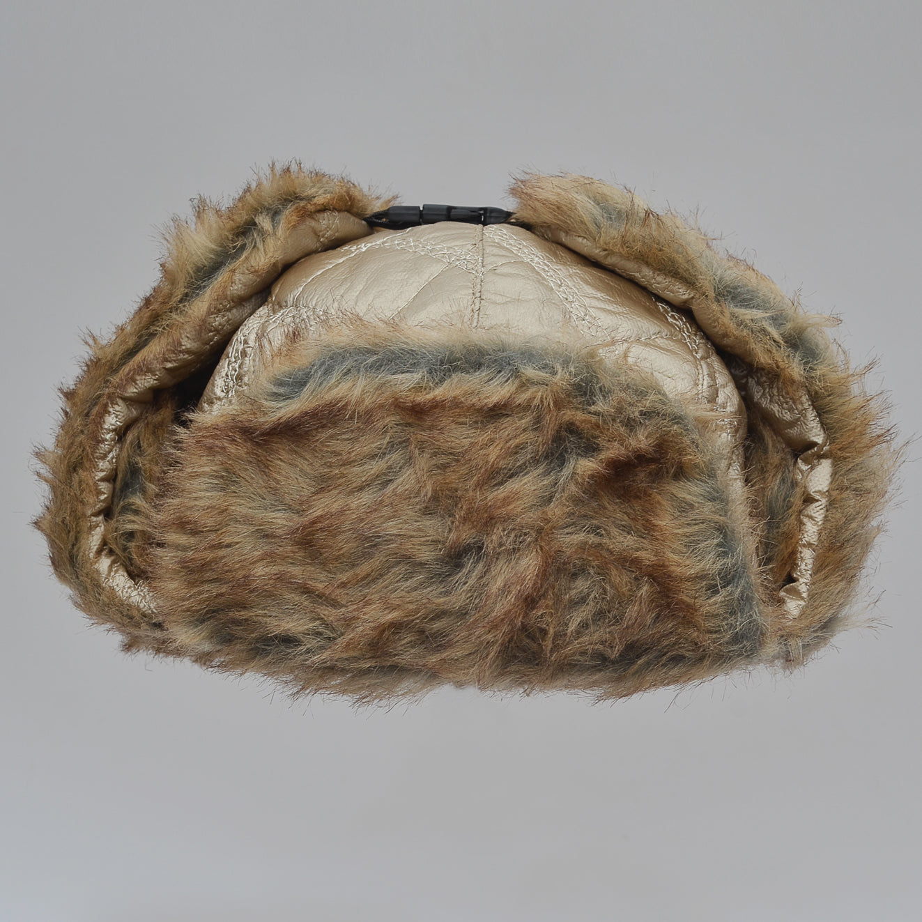 SUNRISEUMBRELLA Winter Ski Trapper Winter Hats Men Aviator Soft Faux Fur Ear Flaps Hat Cap (Soft Light Taupe)
