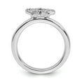 thumbnail image 3 of Sterling Silver Stackable Expressions Star Diamond Ring - .10 dwt - Size 5, 3 of 4