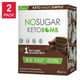 No Sugar Keto Bomb Chocolat Noir Brownie, Pack de 2 – image 1 sur 2
