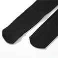 thumbnail image 6 of Prolriy Fleece Lined Leggings Women Leggings Slim Velvet Fitness Solid Elasticity Exercise Casual Pants Plus Splice Trousers Pants Warm Thermal Leggings for Women, Womens Pants Black L, 6 of 7