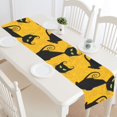 thumbnail image 4 of YUSDECOR Drôle Noir Chat Table Runner pour Cuisine Mariage Fête Décoration 14x72 Pouces, 4 of 4
