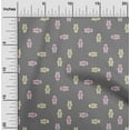 thumbnail image 2 of oneOone Polyester Spandex Gray Fabric Animal Quilting Supplies Print Sewing Fabric By The Yard 56 Inch Wide, 2 of 5
