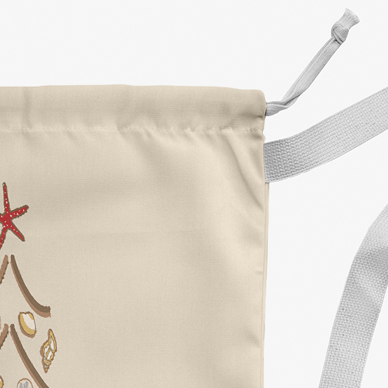 Simply Daisy Sand Tree 28 x 36 in Ivory Laundry Bag