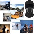 thumbnail image 5 of ZHAOCHENG Mascarilla, malla transpirable gris, versátil, a prueba de viento, motocicleta, ciclismo, pasamontañas táctico, polaina para el cuello, cascos adecuados para adultos, mujeres y hombres, tama, 5 of 5