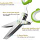 thumbnail image 4 of 3pcs Stainless Steel Multi-Function Kitchen Scissors,Wire Stripper,Safety Cover and Cleaning Comb and 5 Blades, 4 of 5