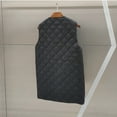 thumbnail image 5 of Women Quilted Casual Vest Lightweight Packable Sleeveless Jacket V-neck Windbreaker Down Fashionable Diamond-shaped Thermal, 5 of 5