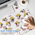thumbnail image 4 of Long Mouse Pads for Desk,White Cow Engineer Pattern Desk Mats on Top Of Desks, Desk Mouse Pad Extra Large with 3mm Non-Slip Base and Stitched Edge for Gaming,Office,Work,Home 31.5"x11.8", 4 of 6