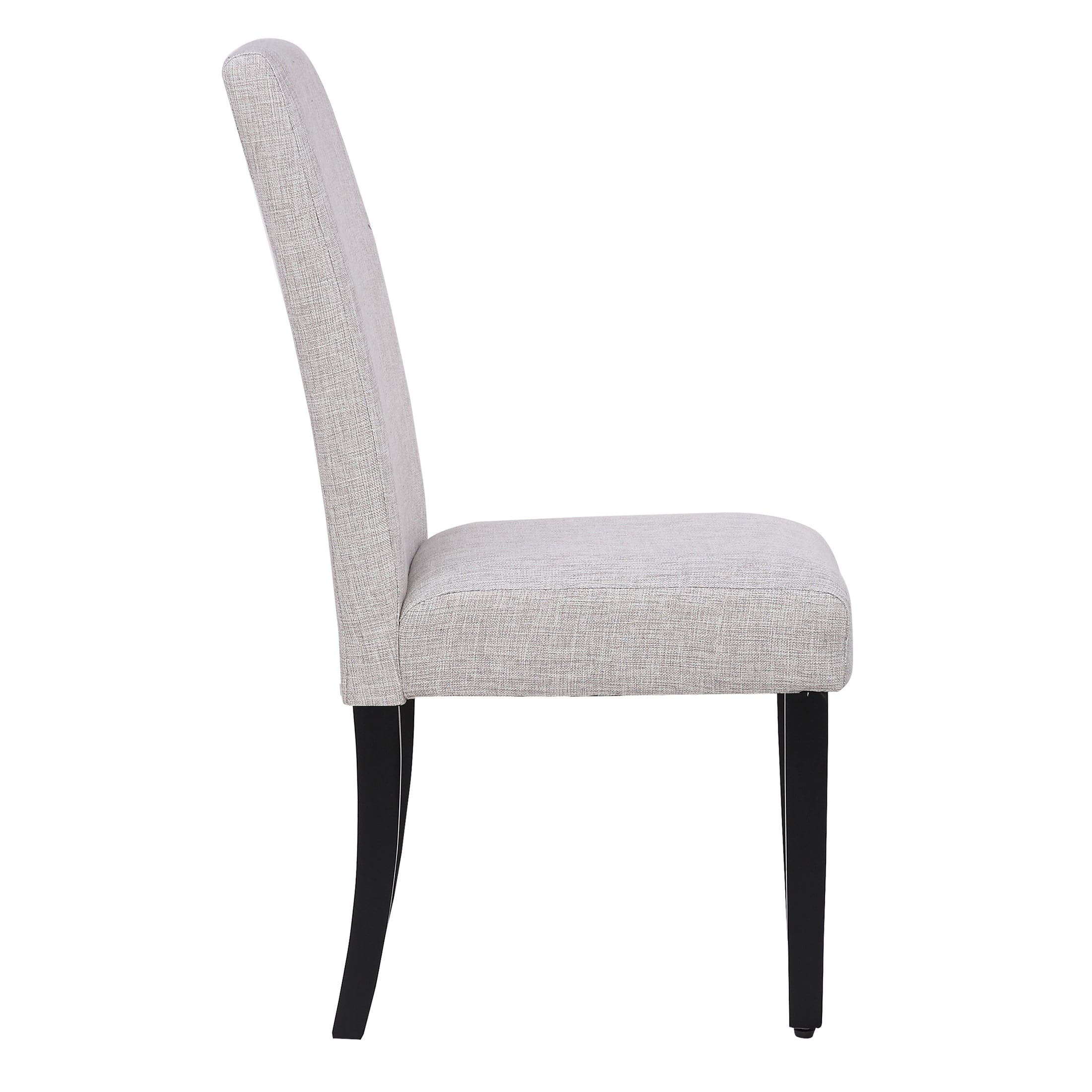 Grandview Upholstered Linen Fabric Dining Chair - 38.6 Light Gray