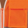 thumbnail image 2 of Pioneer Mesh 8-Pocket Safety Vest  - Color:  Hi-Vis Orange  - Size: 3XL, 2 of 5