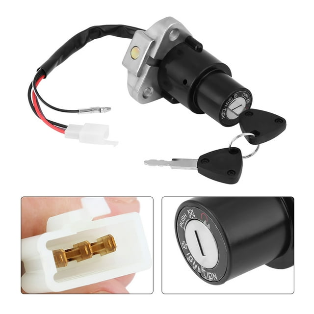 Interruptor de llave, interruptor de llave de encendido de motocicleta La llave de encendido se adapta a la llave de encendido de motocicleta YAMAHAD R Mejore su experiencia