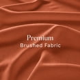 thumbnail image 3 of Swift Home Ensemble housse de couette unie ultra douce, Très grand lit, Cannelle, 3 of 6
