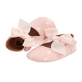 thumbnail image 3 of Baby Girl Princess Flats Ribbon Bow Decor Non-Slip Soft Sole Shoes Princess Fashion, 3 of 10