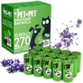 thumbnail image 1 of Bolsas para excremento de perro PET N PET, 270 unidades, aroma a lavanda, 1 of 6