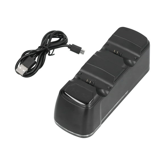 DEWIN Controller Charging Stand Base Docking StationUSB Dual Controller Charger for PS4 Black