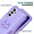 thumbnail image 3 of Petocase for Samsung Galaxy A54 5G Case,Heavy Duty Rugged Shockproof With 360° Ring Holder [Support Car Mount] Hybrid Bumper Silicone+Hard Back Cover,with 2 Screen Protector&Lens Protector-Purple, 3 of 8